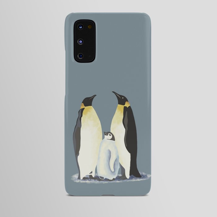 Cute Penguin family Android Case