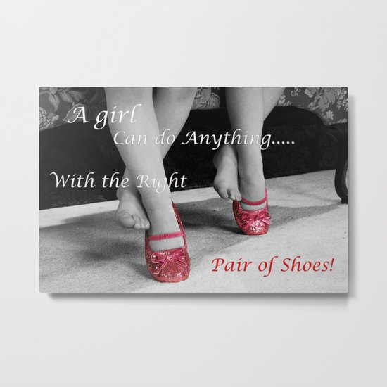 The right Shoes Metal Print