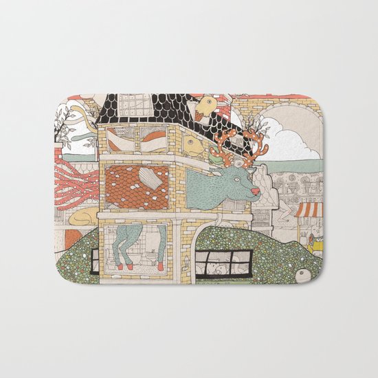 City of animamaly Bath Mat
