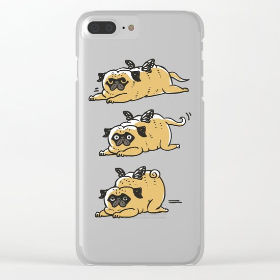 Puggerpillar Clear iPhone Case