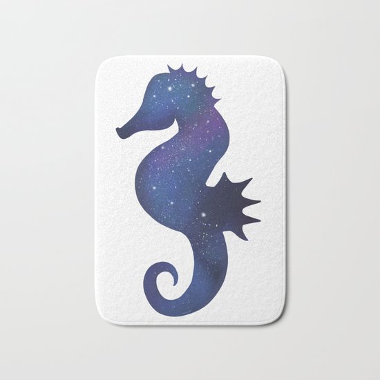 Galaxy Seahorse Bath Mat