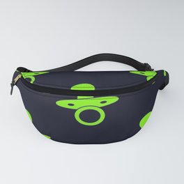 Green pacifiers pattern Fanny Pack