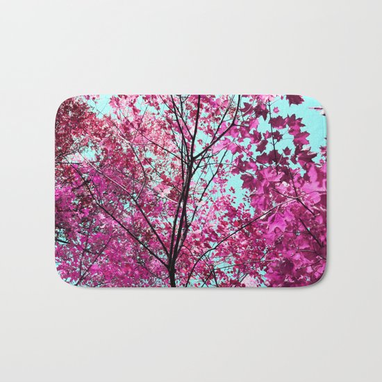 Autumn Pink Bath Mat