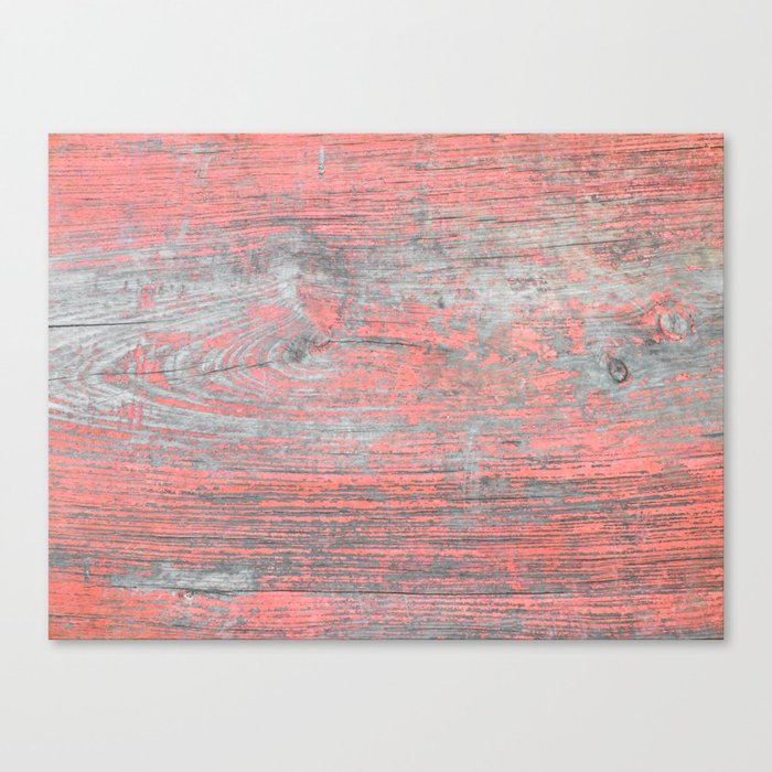 Faded Painted Wood 3 Canvas Print
