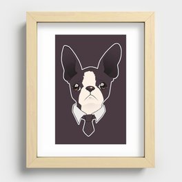 Boston Terrier Recessed Framed Print