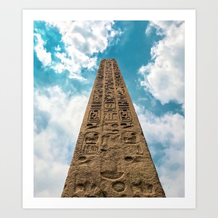 Cleopatra's Obelisk Central Park New York Art Print