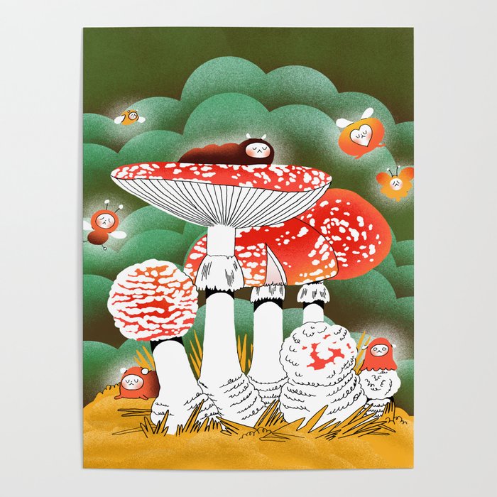 Fly agaric Poster