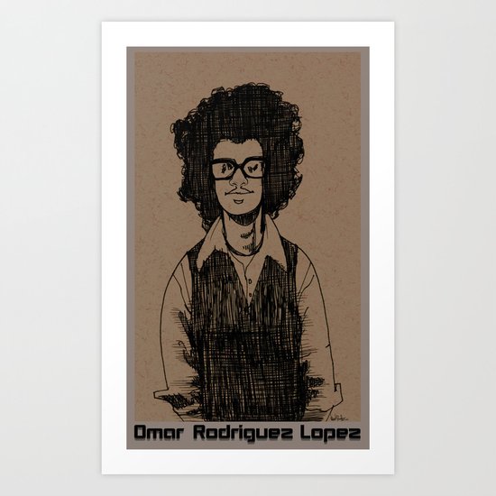 Omar Rodriguez Lopez Art Print