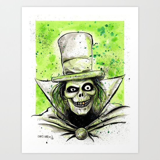 Hat Box Ghost Art Print