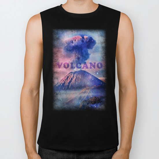 Active volcano Biker Tank
