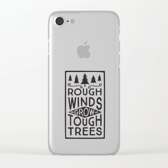 TOUGH TREES Clear iPhone Case
