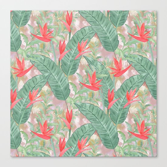 Tropical pattern 3 Canvas Print