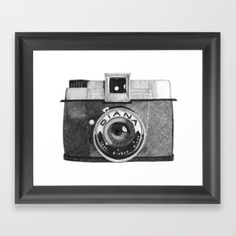 diana camera Framed Art Print