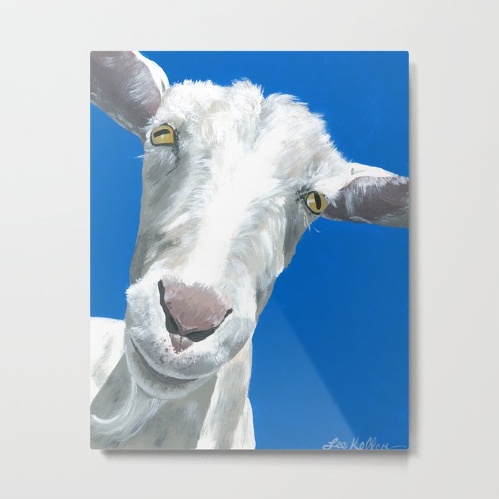 Goat Art Alfred From Acrylic On Canvas Goat Painting Metal