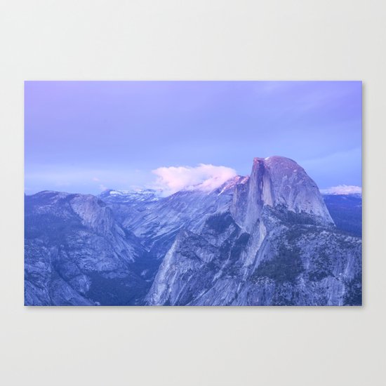 Lavendar Half Dome Canvas Print