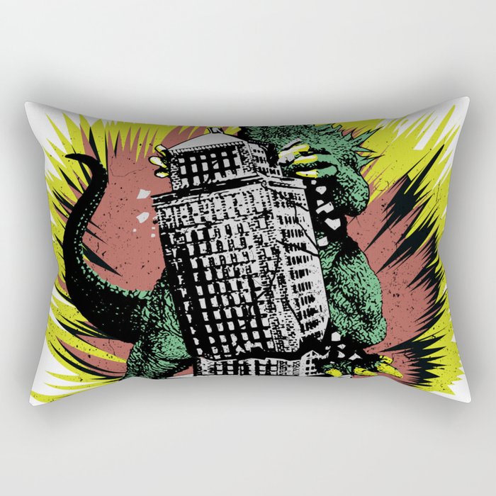 Godzilla War III Rectangular Pillow
