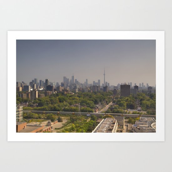 Toronto Skyline Art Print