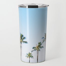 Blue Skies and Palm Trees Travel Mug
