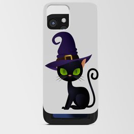 Black Cat iPhone Card Case