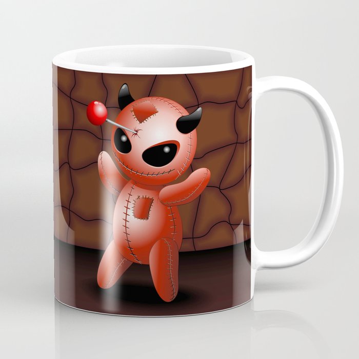 Voodoo Doll Evil Devil Cartoon Coffee Mug By Bluedarkatlem Society6