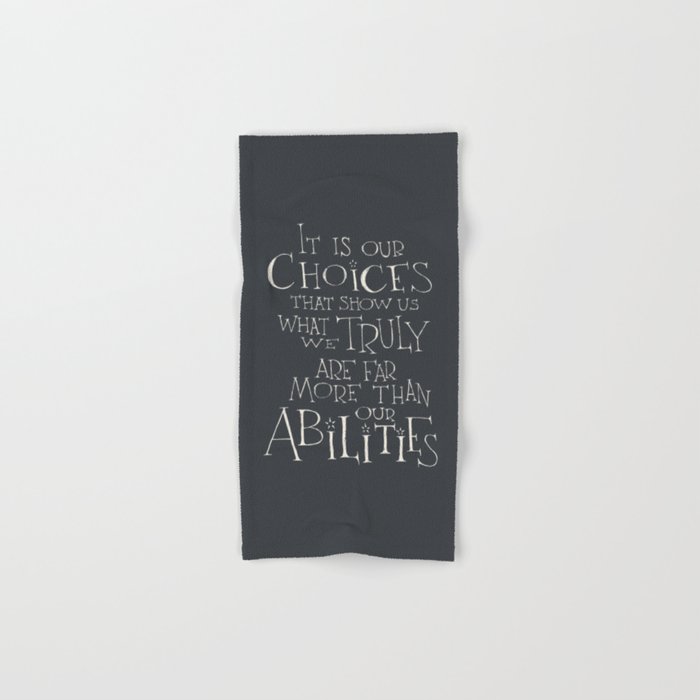 It is our choices Hand & Bath Towel