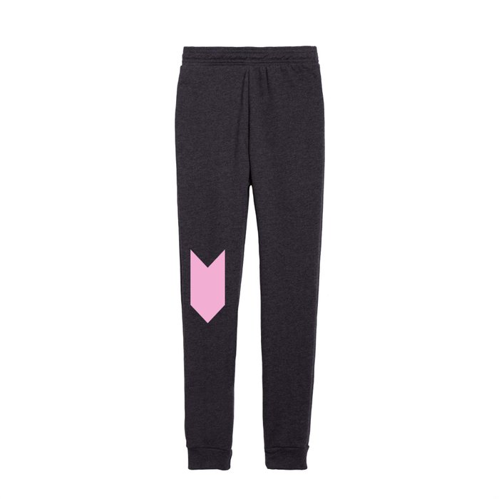 Chevron (Pink & White) Kids Joggers