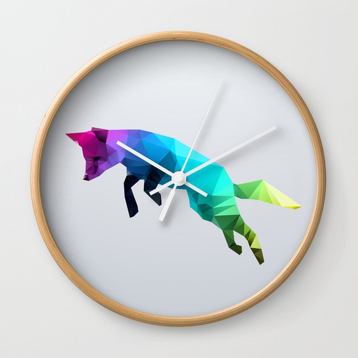 Glass Animal - Flying Fox Wall Clock