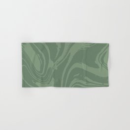 Abstract Swirl Marble (sage green) Hand & Bath Towel