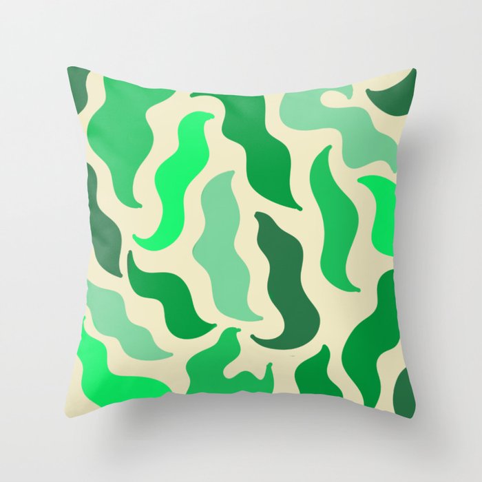See the weeds Throw Pillow