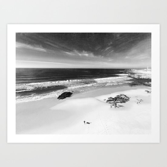 the surfer Art Print