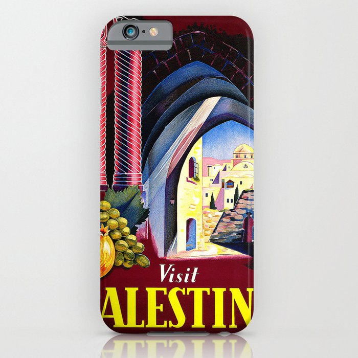 Vintage poster - Palestine iPhone Case