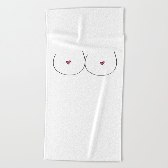 Free Boobs Beach Towel