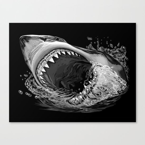 Shark Painting 2 Canvas Print