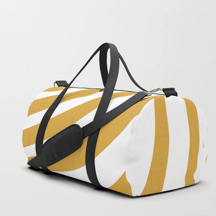 Golden Stripes Duffle Bag