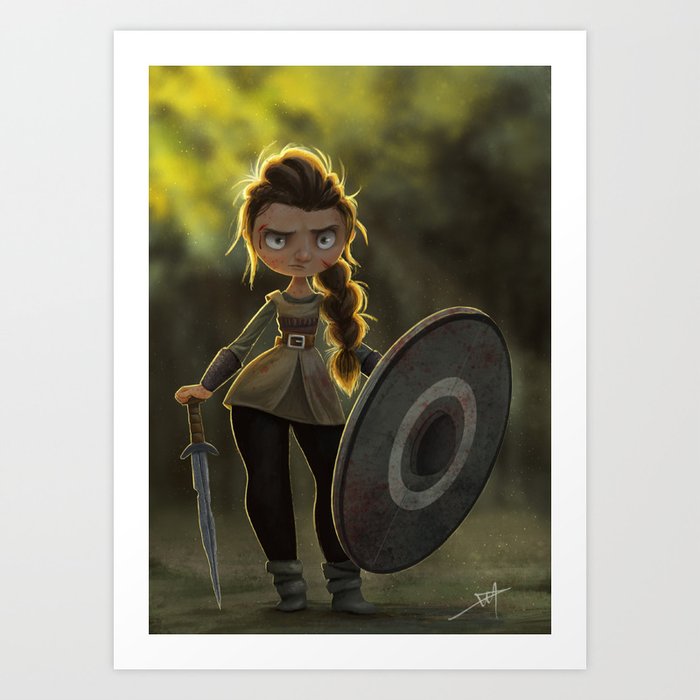 Viking Shield Maiden - UbeeUPixels - Drawings & Illustration, People &  Figures, Past & Historical Figures - ArtPal