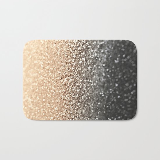 GOLD BLACK Bath Mat