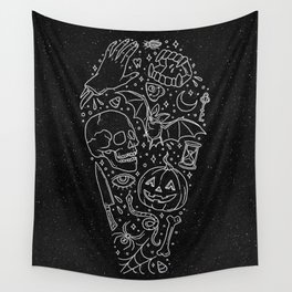 Halloween Horrors Wall Tapestry