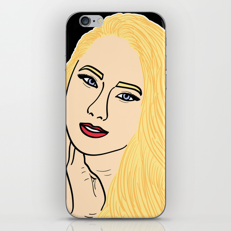 Hot Blonde Aj Applegate Iphone Skin By Trizeroone Society6