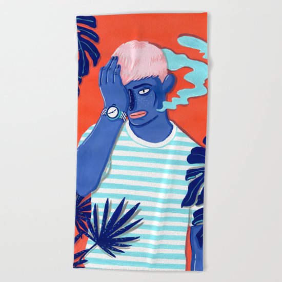 MEET ME AT THE POOL 1 Beach Towel