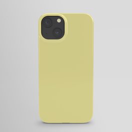 Banana Yellow, Solid Yellow iPhone Case | Plain, Canary, Mustard, Painting, Cheerful, Happy, Banana, Spring, Yellow, Lemon 