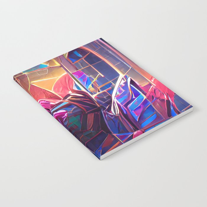 Stained Glass Abstraction Notebook