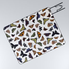 Butterflies All Over Picnic Blanket