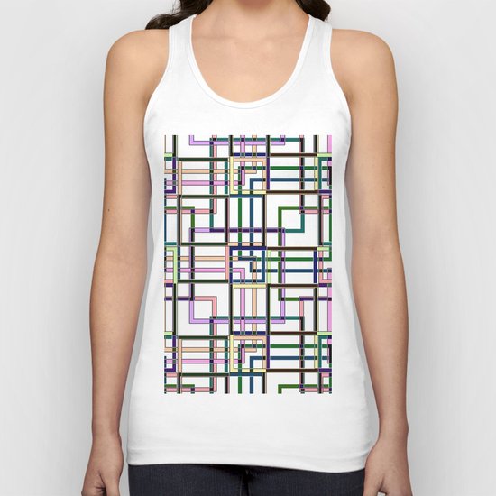 Abstract geometric pattern. Unisex Tank Top