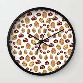 Nuts Wall Clock