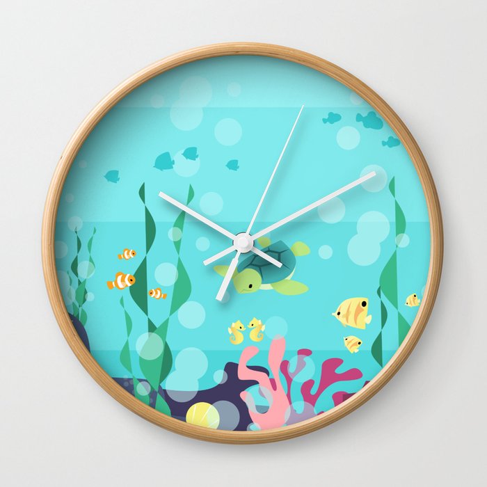 Under The Sea Wall Clock