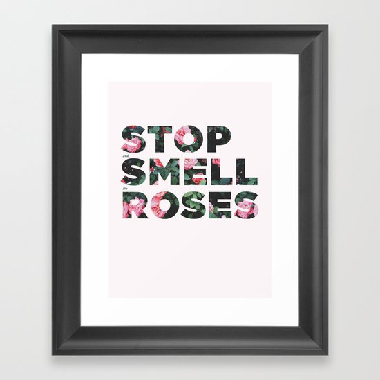 roses Framed Art Print