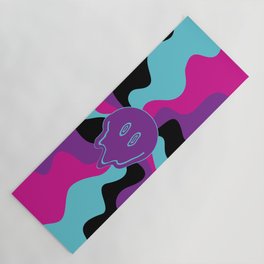 Smile Melt - Pink, Purple, Blue and Black Yoga Mat