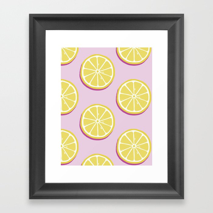 Lemons Framed Art Print