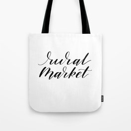 Rural Market Tote Bag
