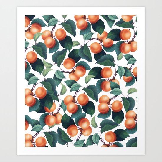 Tropical Fruit #society6 #decor #buyart Art Print